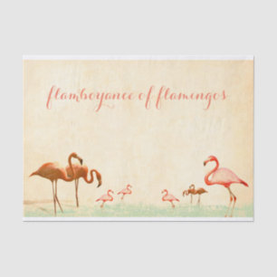 Flamboyance van Flamingos Flamingo Style T Tissuepapier