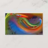 Flame Brago-Mitchell Fine Fractal Art Visitekaartje (Achterkant)