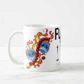 🔥Flame Fist Warrior Mug – Fire Anime Coffee Cup🔥 (Gauche)