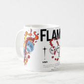 🔥Flame Fist Warrior Mug – Fire Anime Coffee Cup🔥 Koffiemok (Voorkant links)