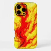 Flame Flow – Abstract vuur geïnspireerd iPhone Hoesje (Achterkant)