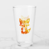 Flame Fox Glas (Achterkant)