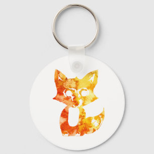 Flame Fox Sleutelhanger