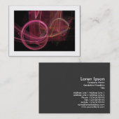 Flame Fractal 01 (grenswaarde) Visitekaartje (Voorkant / Achterkant)