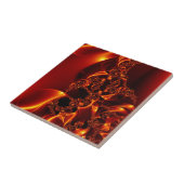 Flame fractal tegeltje (Zijkant)
