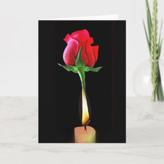 Flame Heart Card van Gregory Gallo Feestdagen Kaart