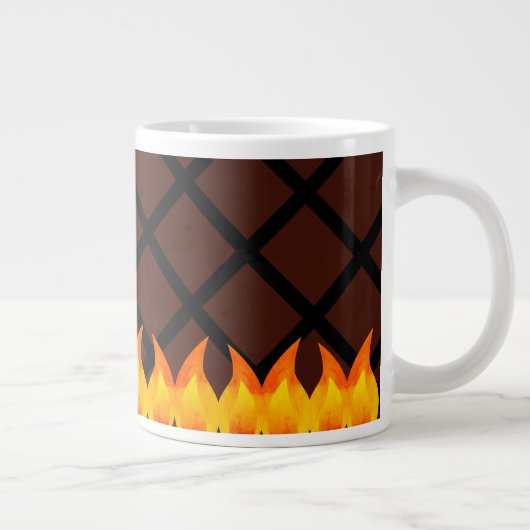 Flame Kissed Steak Grilling Extra Grote Beker (Rechts)