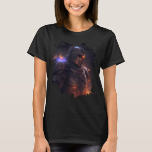 Flame Knight Invincible in Dark World T-shirt