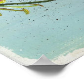 Flame Lily van Cheryl Jowers Poster (Hoek)