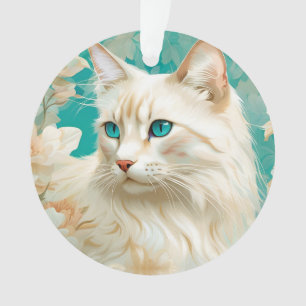 Flame Lynx Point Siamese portretkunst Ornament