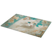 Flame Lynx Point Siamese portretkunst Snijplank (Hoek)