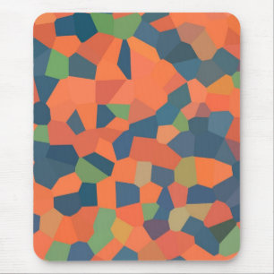 Flame, Midnight, Green Mousepad Muismat
