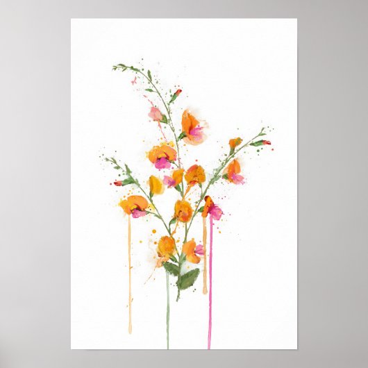 Flame Pea Poster (Voorkant)