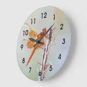 Flame Skimmer Dragonfly op Agave Grote Klok (Hoek)