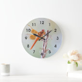 Flame Skimmer Dragonfly op Agave Grote Klok (Huis)