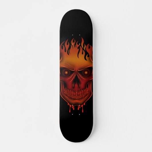 Flame Skull Skateboard (Voorkant)