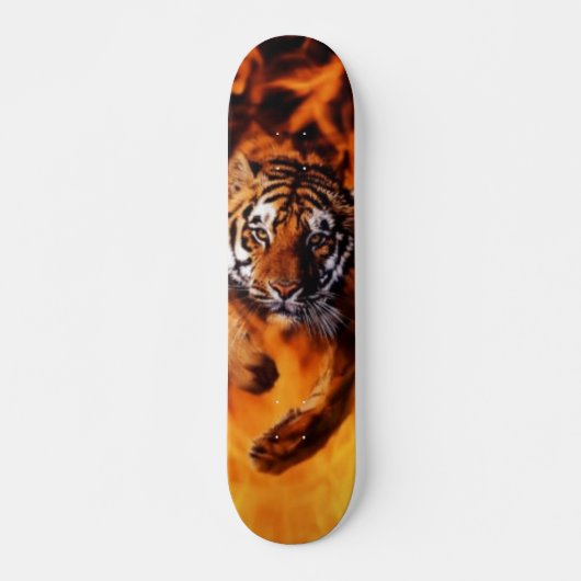 Flame Tiger Skateboard (Voorkant)