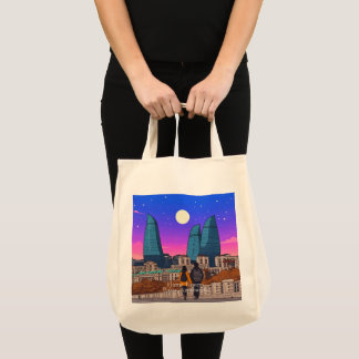Flame Towers Canvas tas