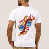 🔥Flame Voyager Tee🔥 – Fire Fist Style T-shirt (Achterkant)