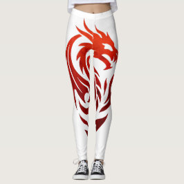 Flameborn Dragon Pact  Leggings
