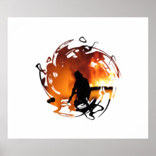 Flamecirkel Poster