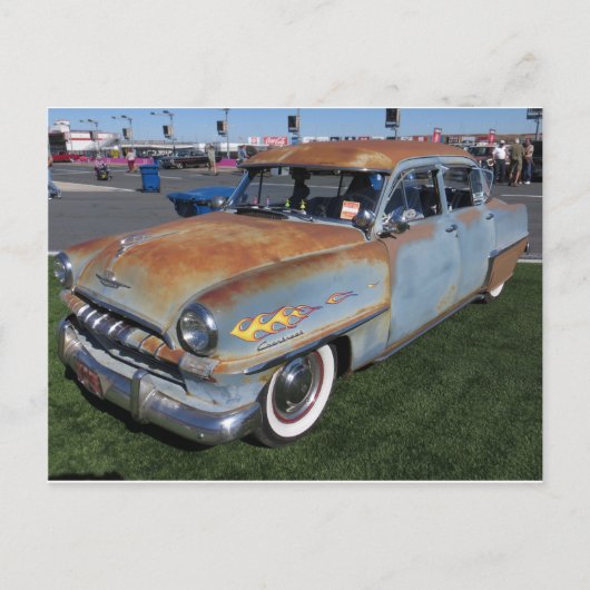 Flamed Rustbucket Briefkaart (Voorkant)