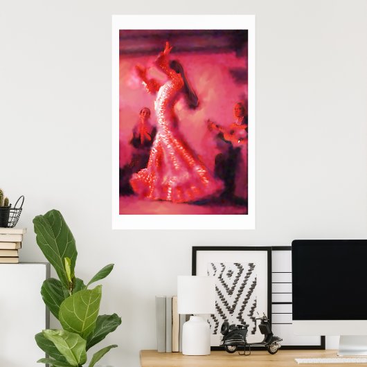 Flamenca Poster (Thuiskantoor)