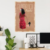 Flamenco Andaluz Poster (Thuiskantoor)