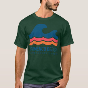 Flamenco Beach Culebra Puerto Rico golf T-shirt