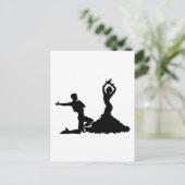 Flamenco Briefkaart (Staand voorkant)