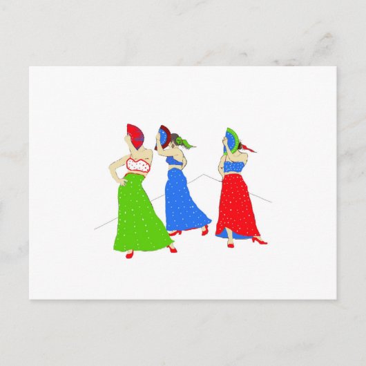Flamenco Briefkaart (Voorkant)