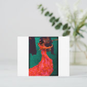 Flamenco Briefkaart (Staand voorkant)