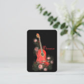 Flamenco - Carte de visite (Debout devant)