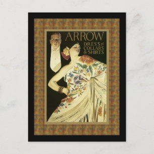 Flamenco Dance Girl Adverteren Briefkaart