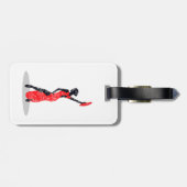 Flamenco Dancer Bagagelabel (Achterkant horizontaal)