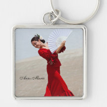 Flamenco Dancer Beauful Red Dress - Gepersonalisee