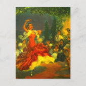 Flamenco Dancer Briefkaart (Voorkant)