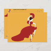 Flamenco Dancer Briefkaart (Voorkant / Achterkant)