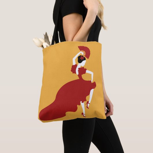 Flamenco Dancer Canvas tas (Dichtbij)