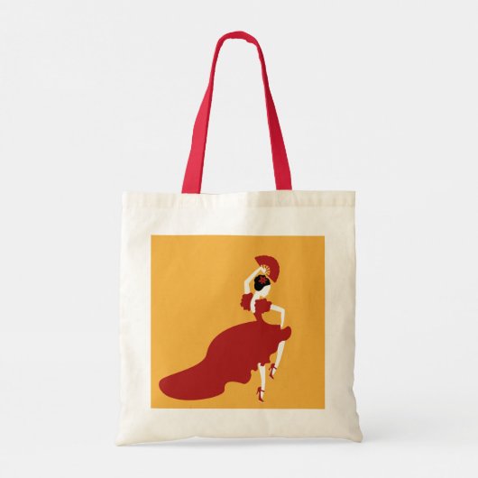 Flamenco Dancer Canvas tas (Achterkant)