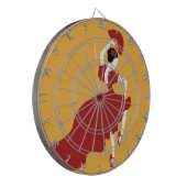 Flamenco Dancer Dartbord (Voorkant Links)