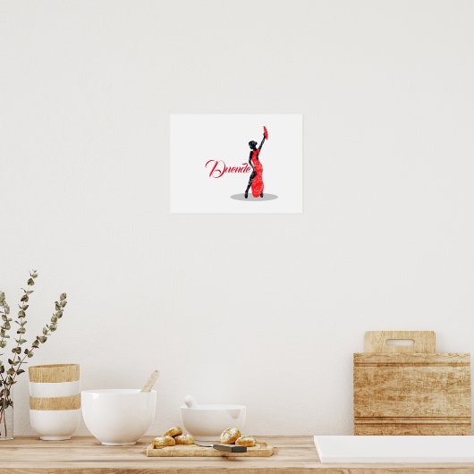 Flamenco Dancer Duende Poster (Keuken)