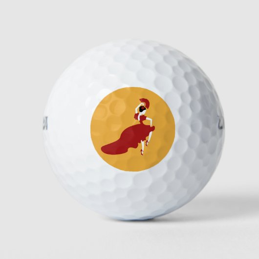Flamenco Dancer Golf Balls Golfballen (Voorkant)