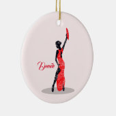 Flamenco Dancer Keramisch Ornament (Rechts)
