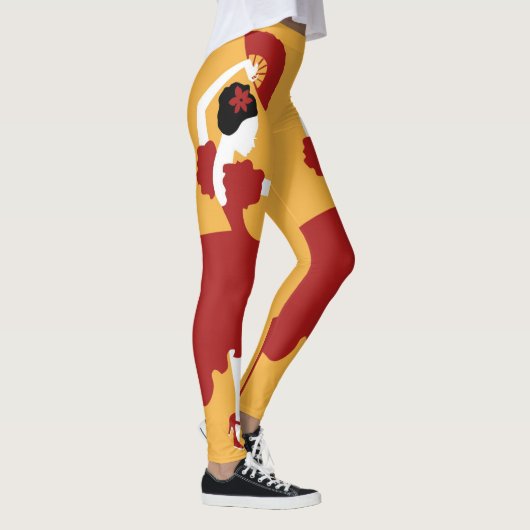 Flamenco Dancer Leggings (Rechts)
