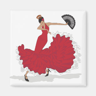 Flamenco Dancer Magnet Magneet