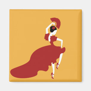 Flamenco Dancer Magnet Magneet