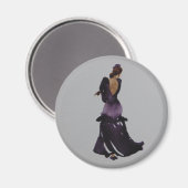 Flamenco Dancer Magnet Magneet (Voorkant / Achterkant)