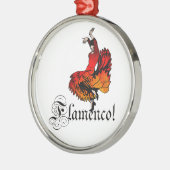 Flamenco Dancer Metalen Ornament (Links)
