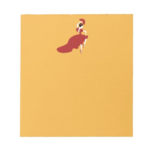 Flamenco Dancer Notitieblok (Voorkant)